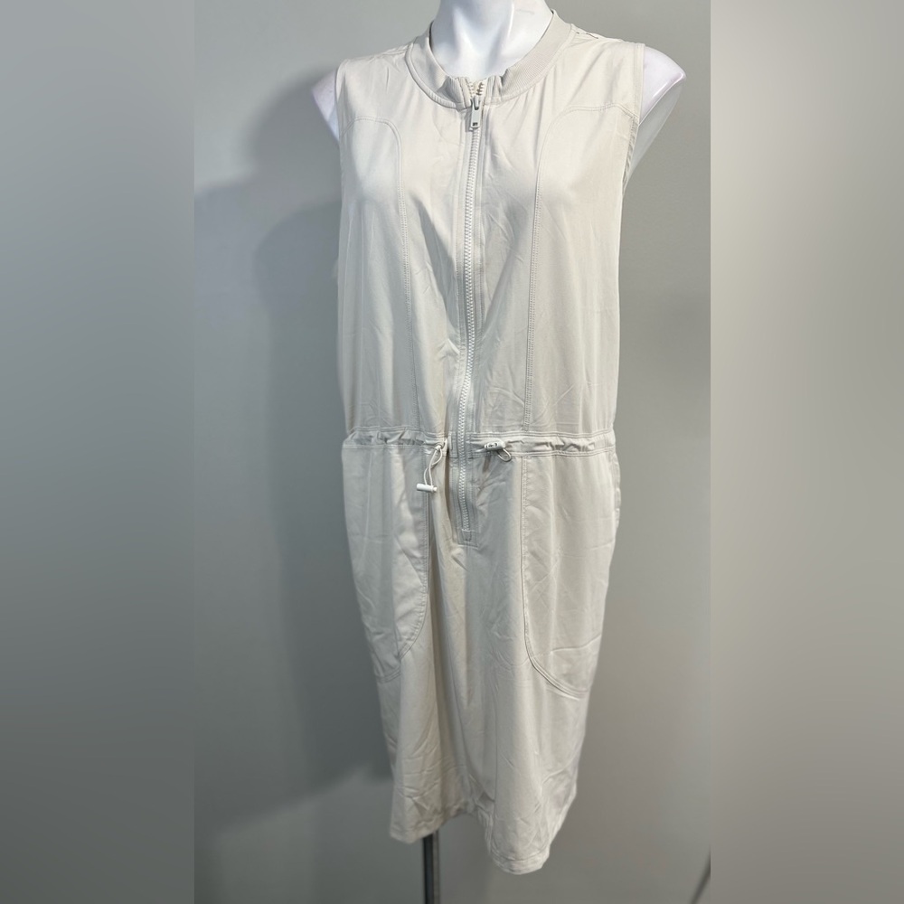 Zella White Sleeveless Dress - Picture 2 of 6